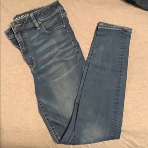 American Eagle super hi-rise jeggings